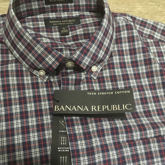 Banana Republic Button Down NWT - Picture 4 of 7